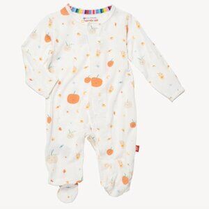 Magnetic Me Pumpkin Bootiful Baby Modal Footie - NWT